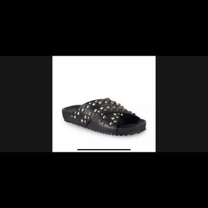 Renvy Studded Leather Slide MSRP $140